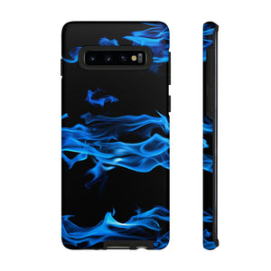 Blue Flames Club Android Case (Protective) Samsung Galaxy S10 Matte Phone Case