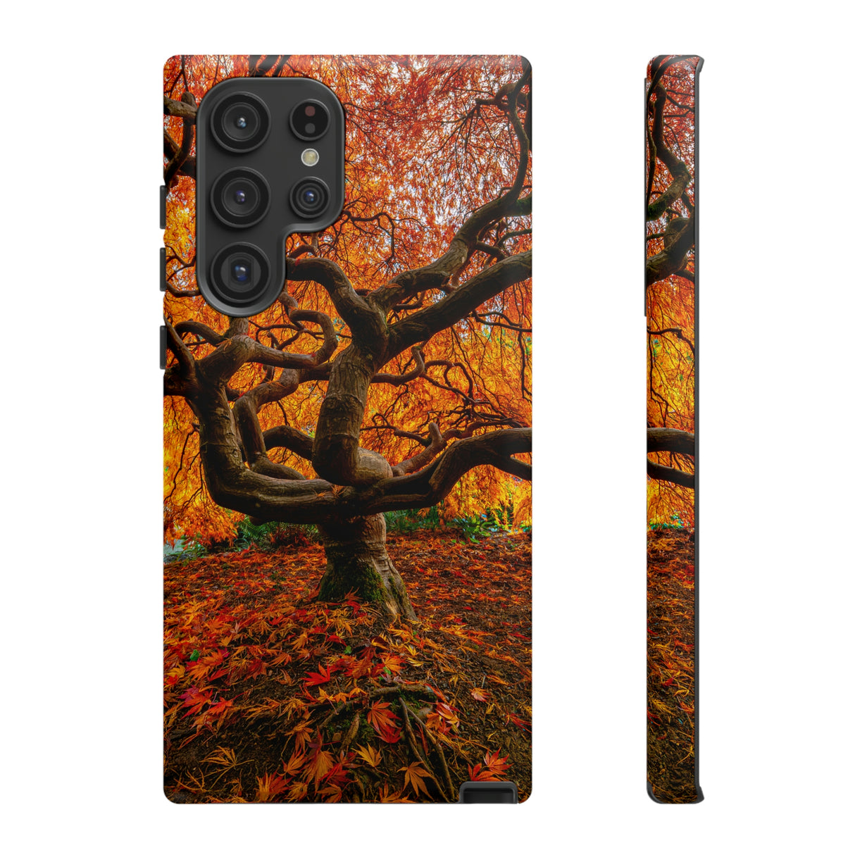 Fall Forest Android Case (Protective) Samsung Galaxy S22 Ultra Matte Phone Case