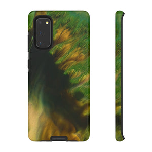 Green Forest Ink Art Android Case (Protective) Samsung Galaxy S20 Glossy Phone Case