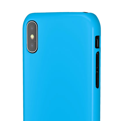 Deep Sky Blue iPhone Case (Slim) Phone Case