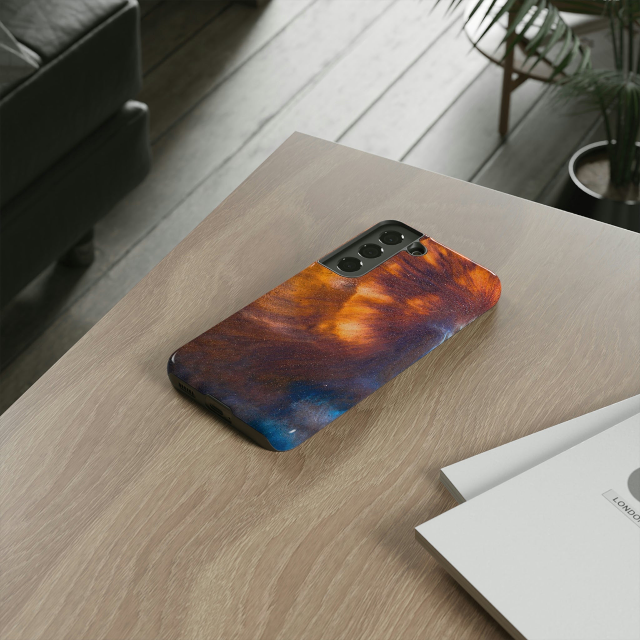 Solar Flare Ink Art Android Case (Protective) Phone Case