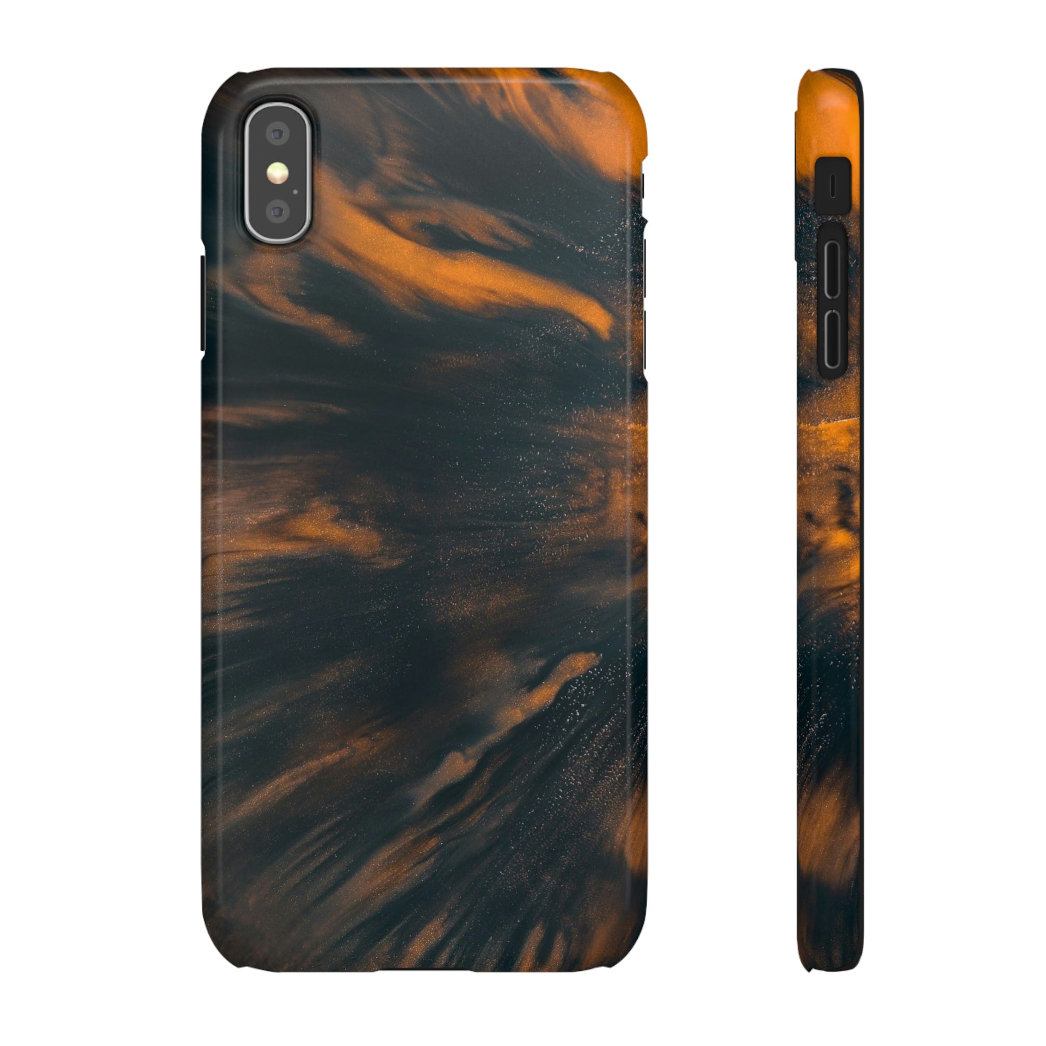 Space Speed Ink Art iPhone Case (Slim) iPhone XS MAX Glossy Phone Case