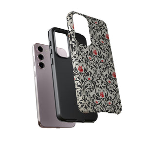 Black Rose Gothic Flower Samsung Case (Protective) Phone Case