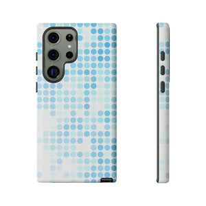 Blue Pixels Android Case (Protective) Samsung Galaxy S23 Ultra Matte Phone Case