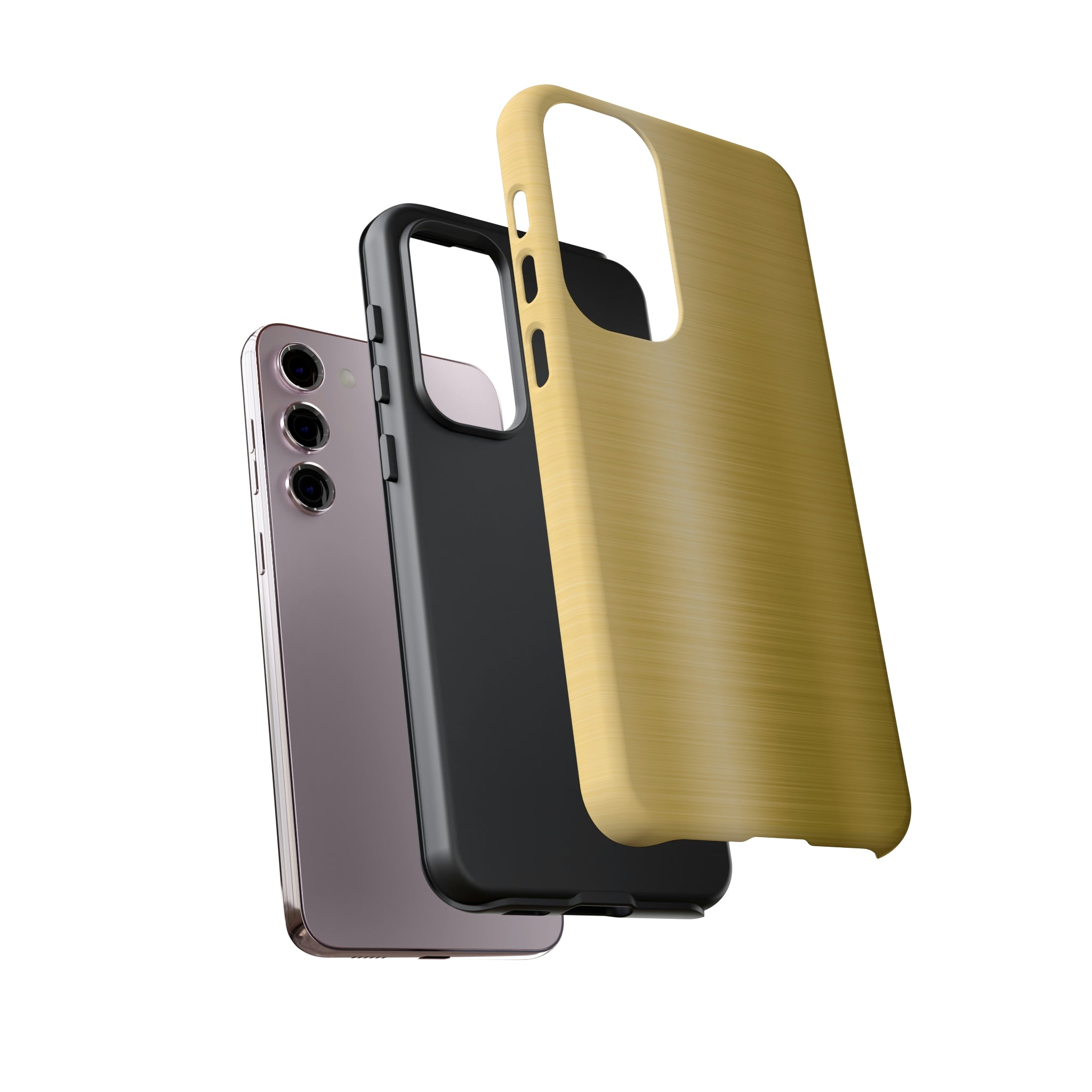 Gold Metal Android Case (Protective) Phone Case