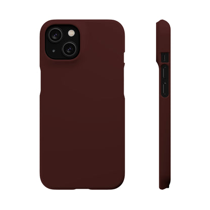 Dark Sienna Purple iPhone Case (Slim) iPhone 14 Matte Phone Case