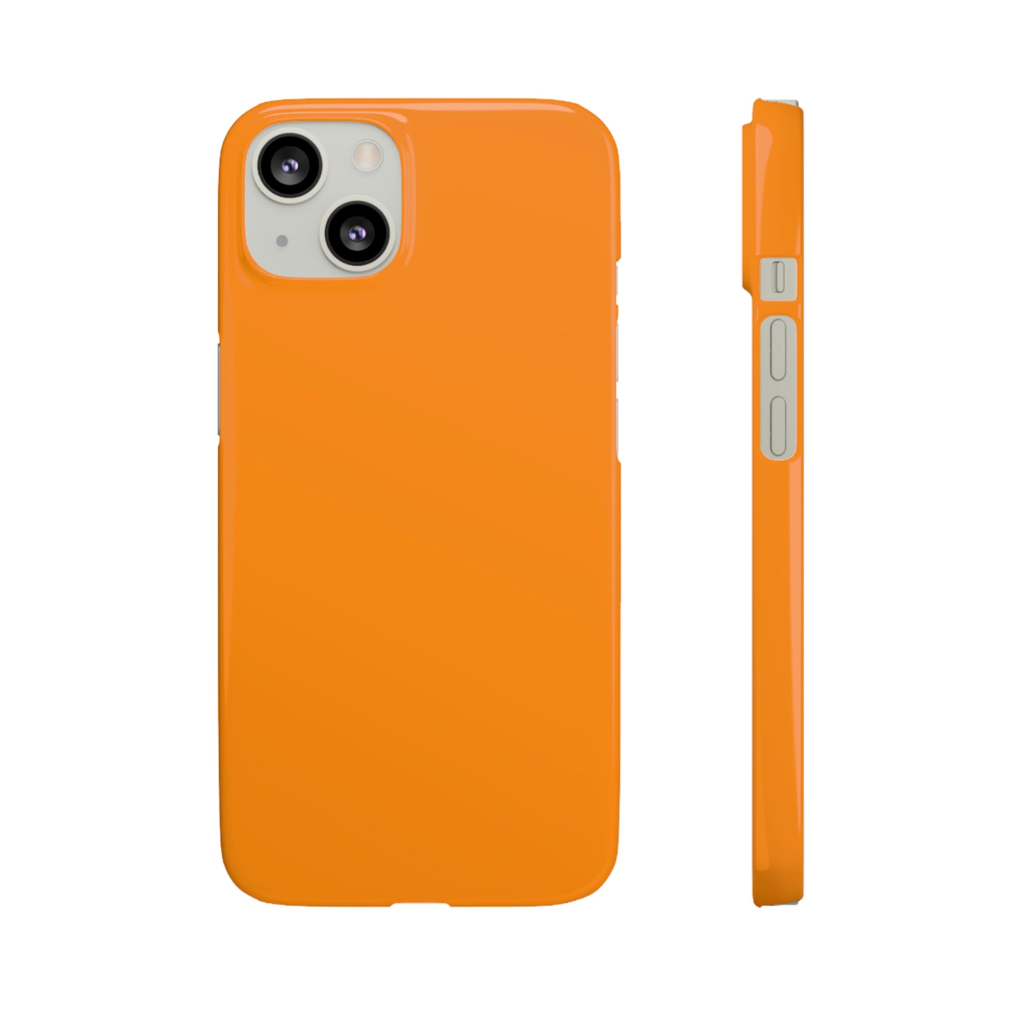 Dark Orange iPhone Case (Slim) iPhone 13 Glossy Phone Case