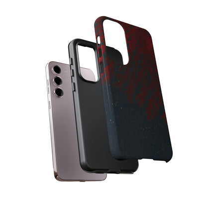 Dark Red Space Ink Art Android Case (Protective) Phone Case