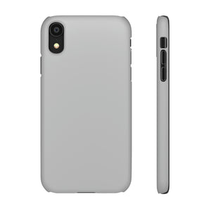 Gray iPhone Case (Slim) iPhone XR Matte Phone Case