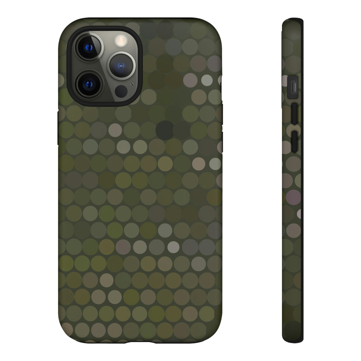 Military Dot Camo Phone case iPhone 12 Pro Max Matte Phone Case