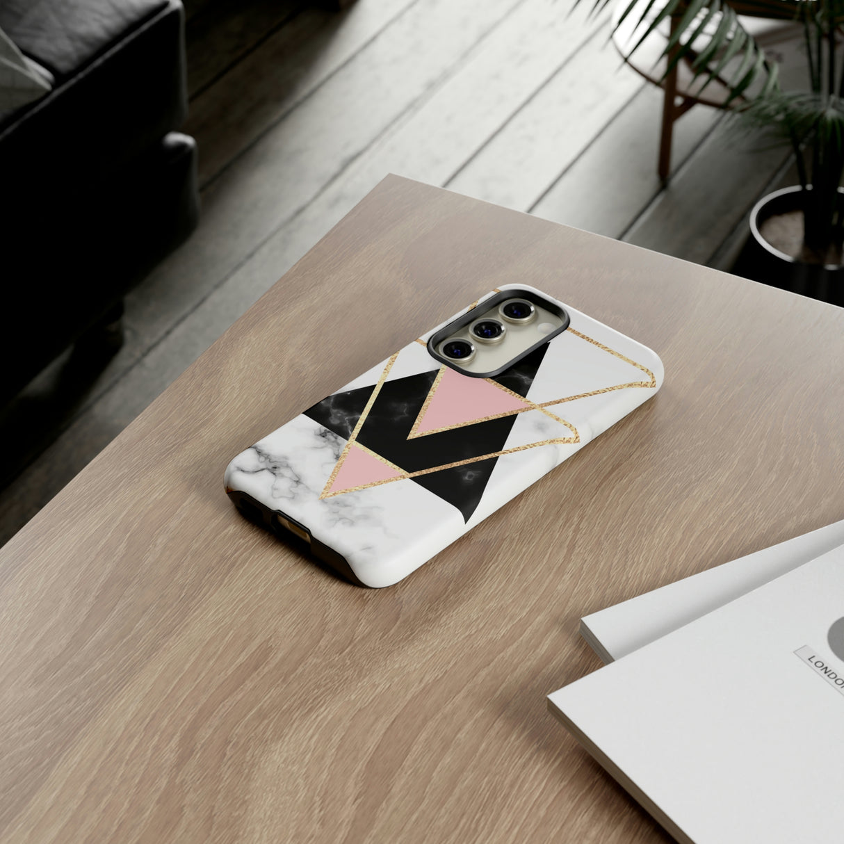 Marble Triangles Android Case (Protective) Phone Case