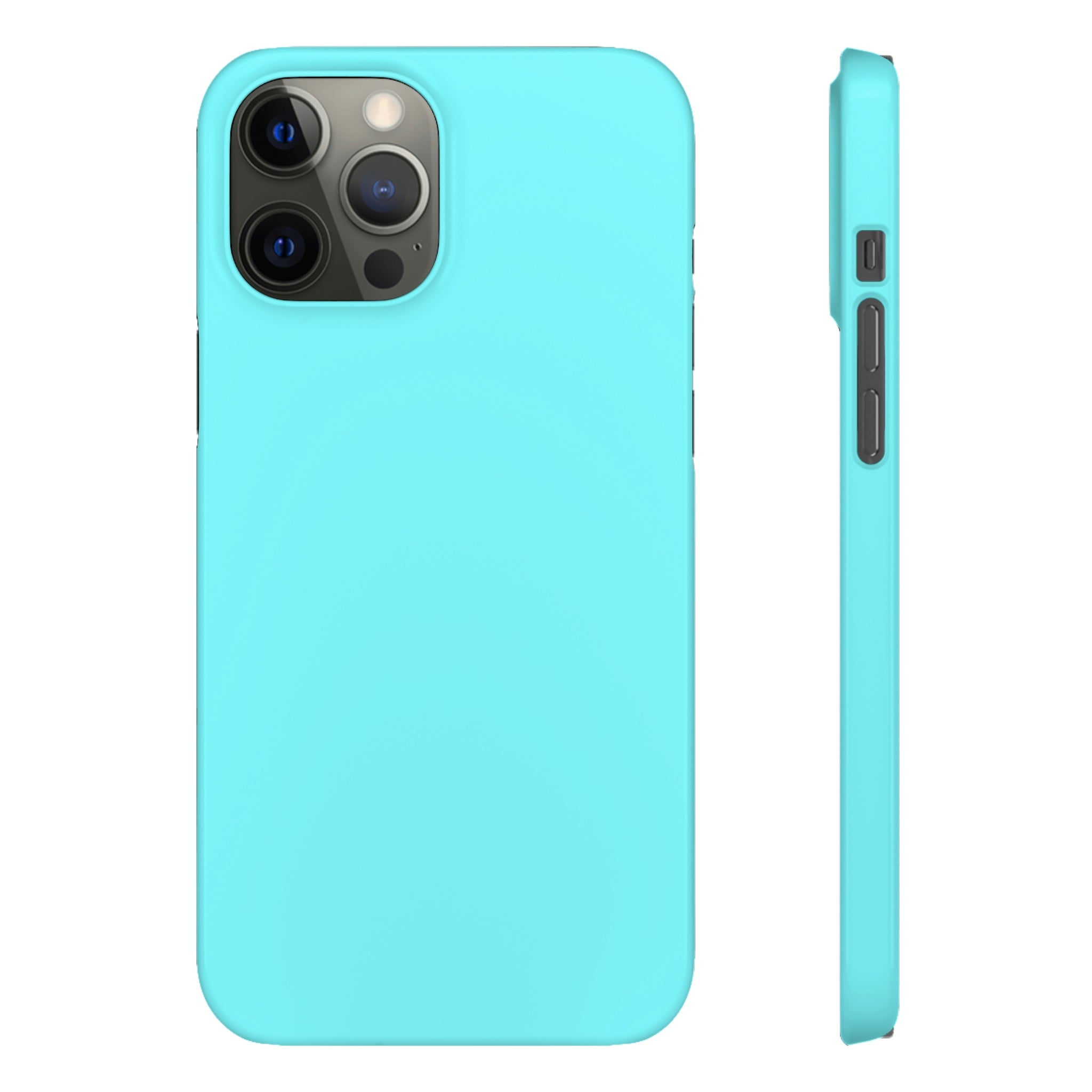 Electric Blue iPhone Case (Slim) iPhone 12 Pro Max Glossy Phone Case