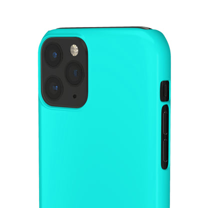 Flourescent Blue iPhone Case (Slim) Phone Case