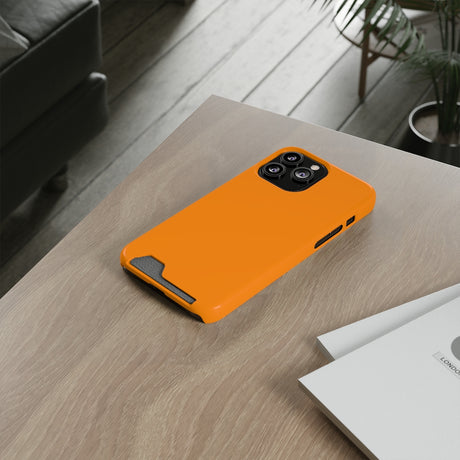 Dark Orange iPhone Case (Card) Phone Case