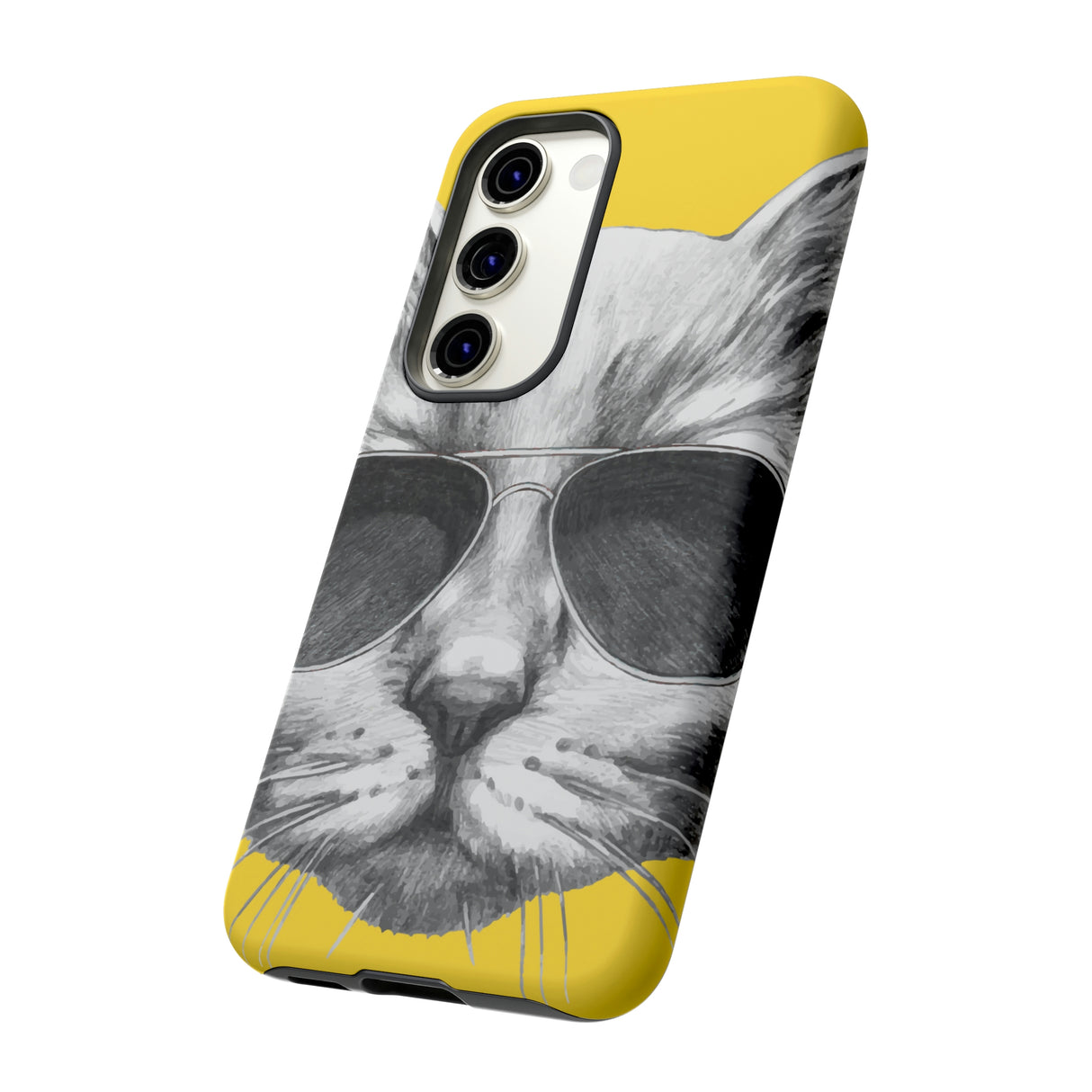 Cool Cat Portrait Android Case (Protective) Phone Case