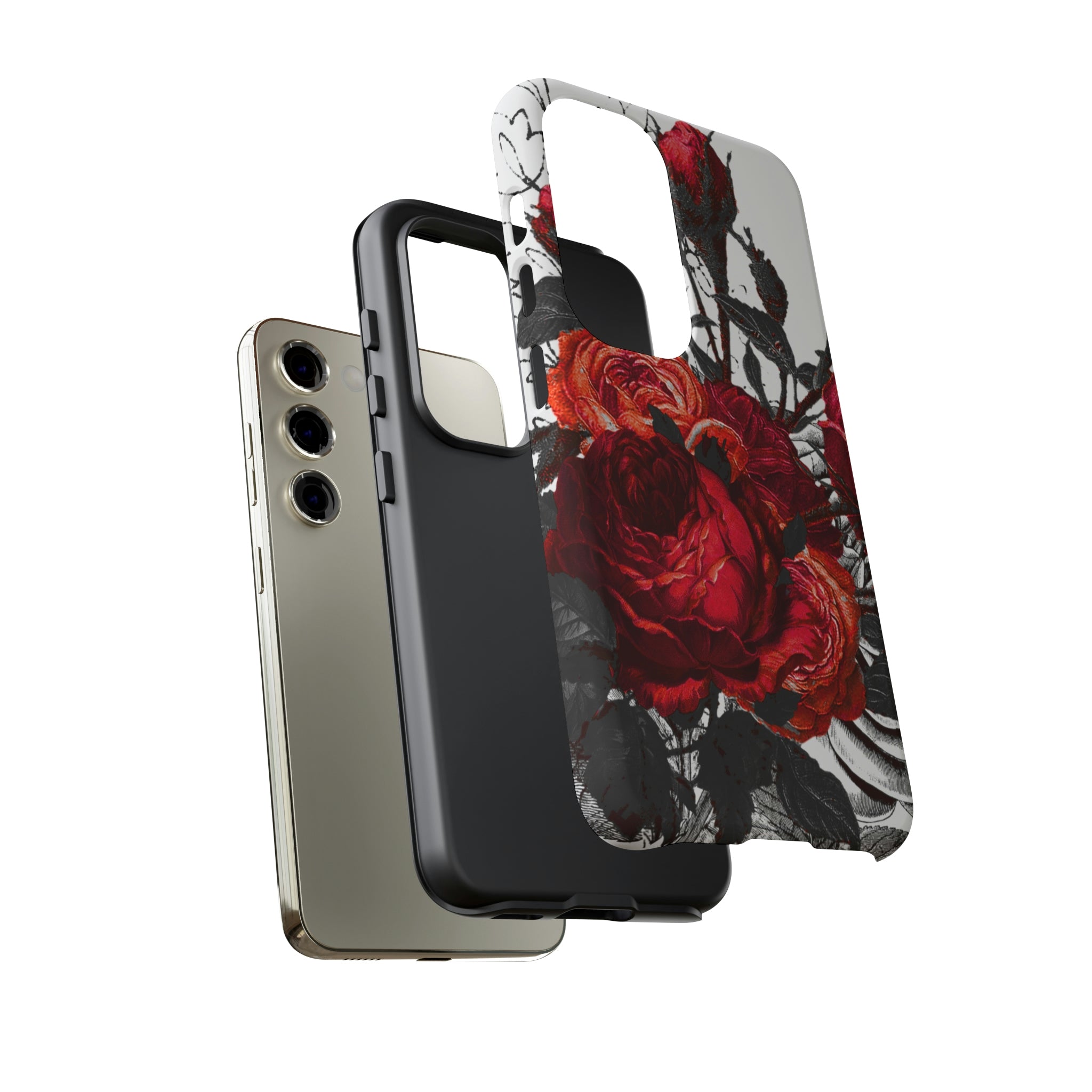 Serarose Gothic Flower Samsung Case (Protective) Phone Case