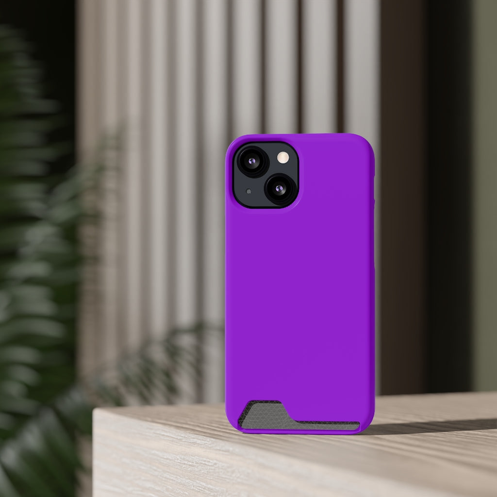 Electric Purple iPhone Case (Card) Phone Case