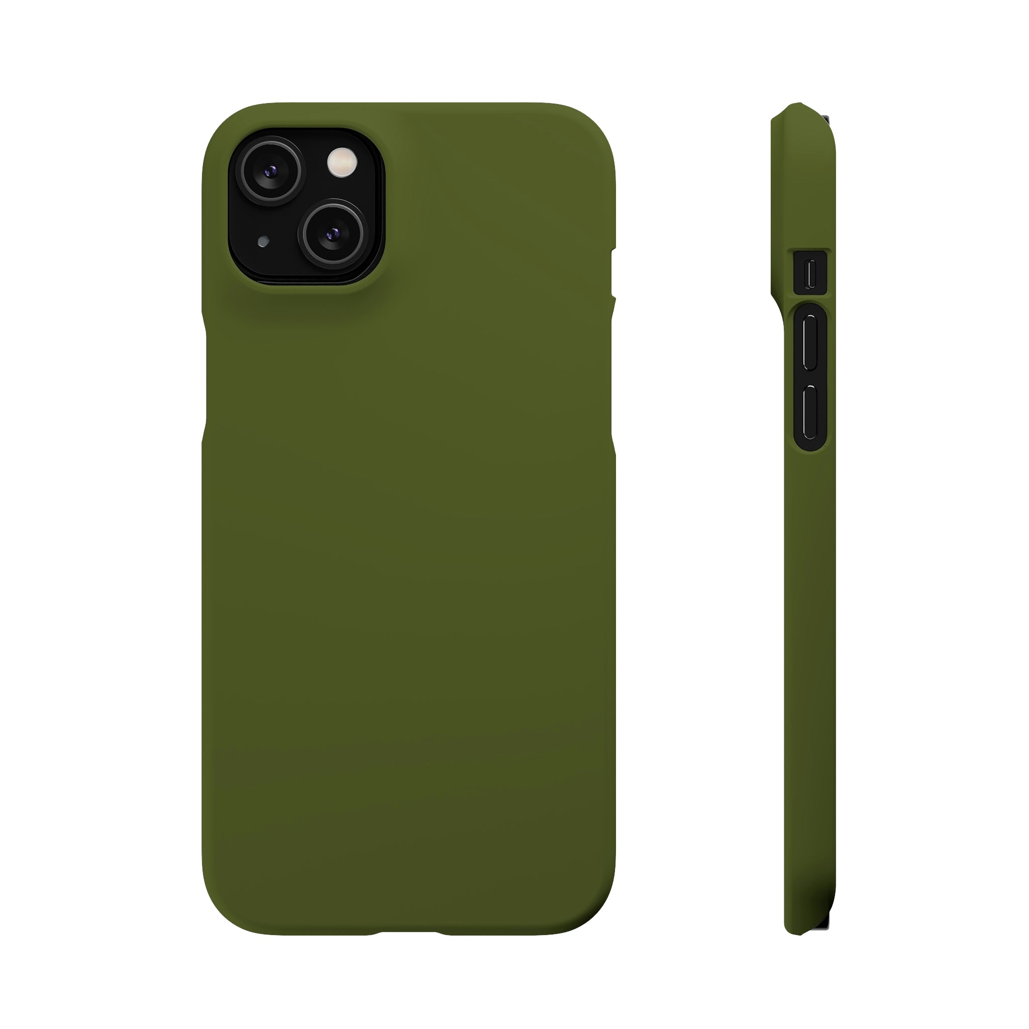 Army Green iPhone Case (Slim) iPhone 14 Plus Matte Phone Case