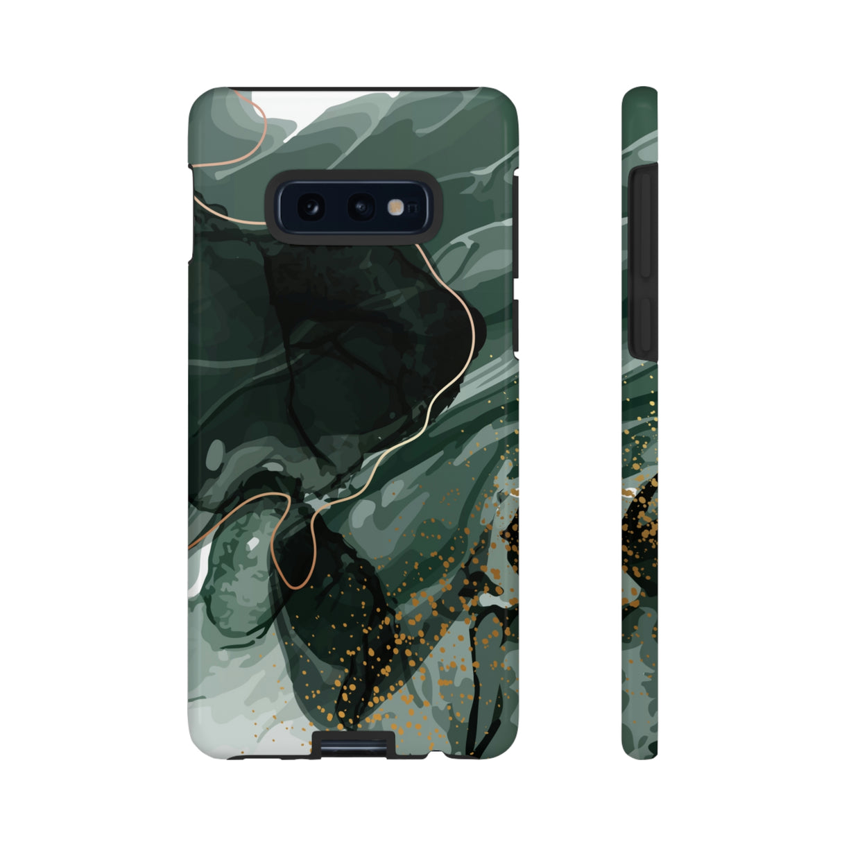 Emerald Green Android Case (Protective) Samsung Galaxy S10E Glossy Phone Case