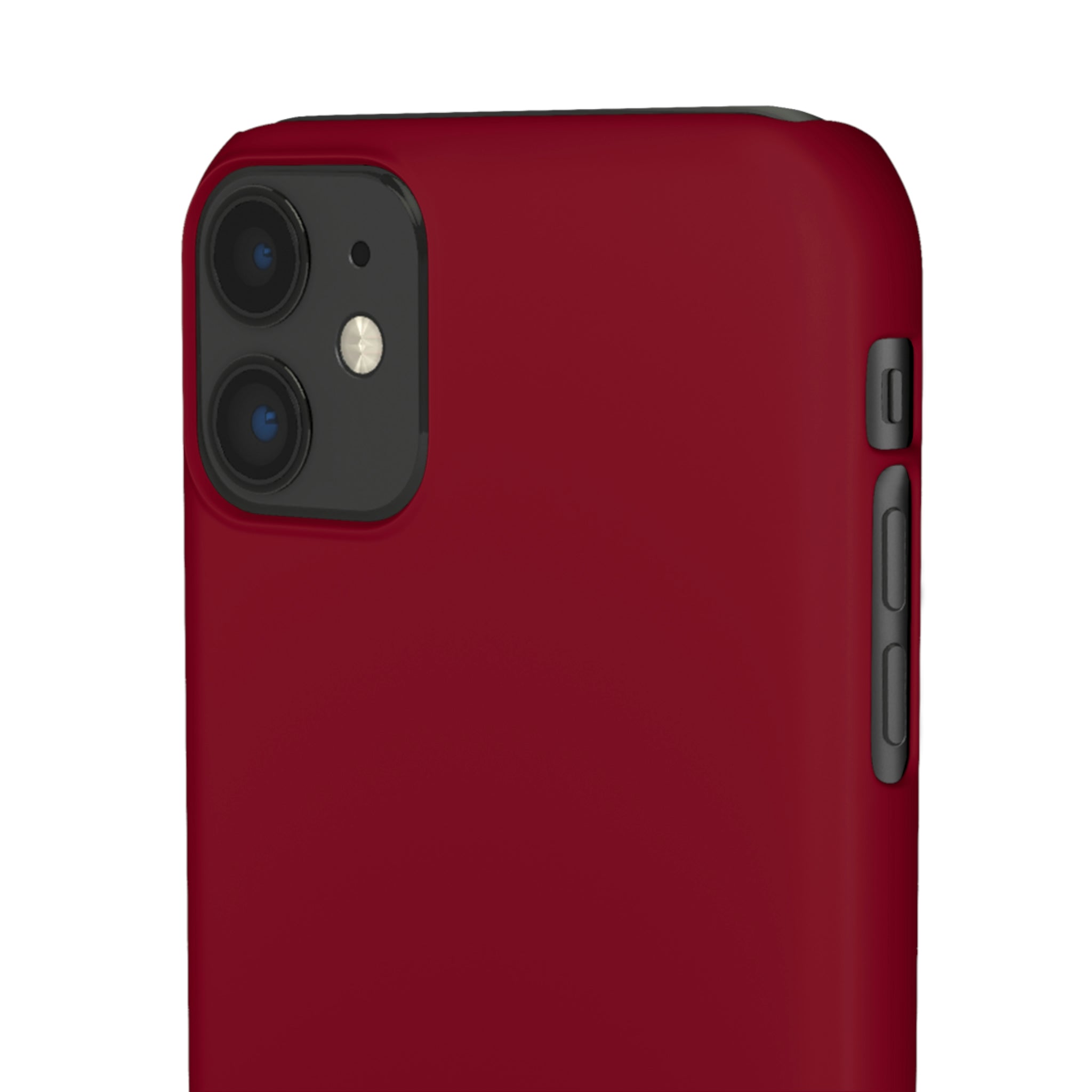 Burgundy Red iPhone Case (Slim) Phone Case