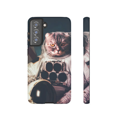 Cat Astronaut Android Case (Protective) Samsung Galaxy S21 FE Matte Phone Case