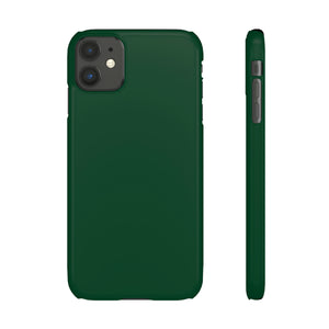 British Racing Green iPhone Case (Slim) iPhone 11 Glossy Phone Case