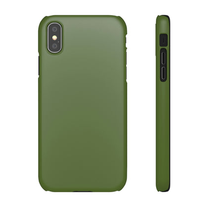 Dark Olive Green iPhone Case (Slim) iPhone XS Matte Phone Case