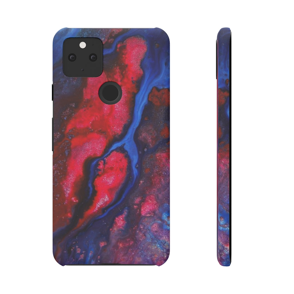 SuperMan Ink Art Android Case (Slim) Google Pixel 5 Matte Phone Case