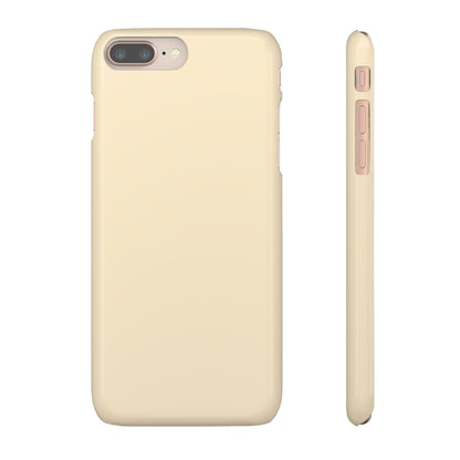 Blanched Almond iPhone Case (Slim) iPhone 8 Plus Glossy Phone Case