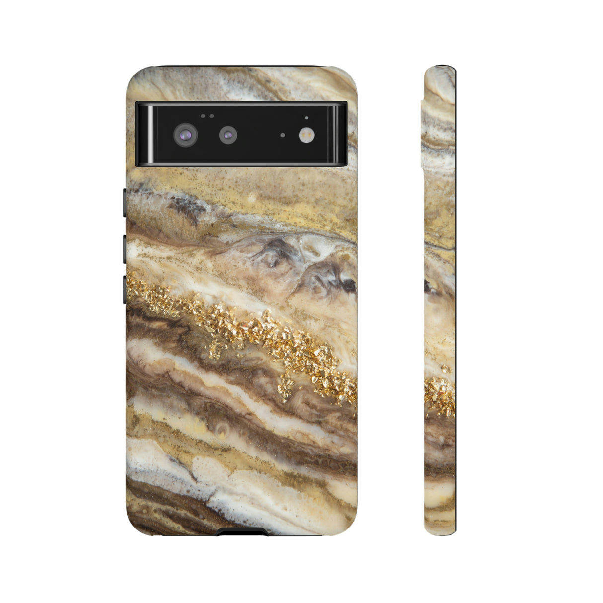 Gold Epoxy Android Case (Protective) Google Pixel 6 Matte Phone Case