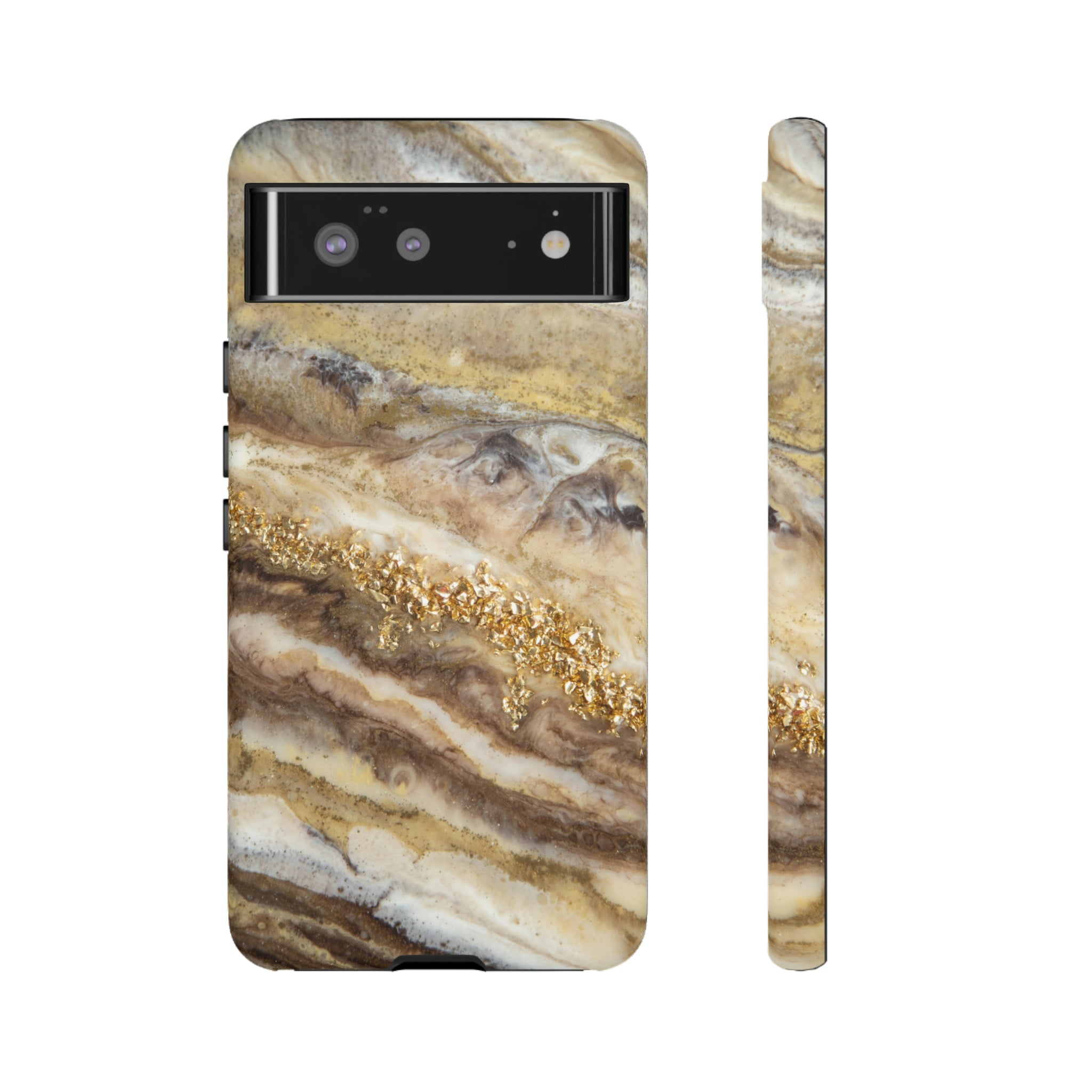 Gold Epoxy Android Case (Protective) Google Pixel 6 Matte Phone Case