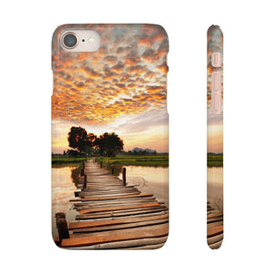 Sunset on the Tropical River Samsung/iPhone (Slim) Phone Case