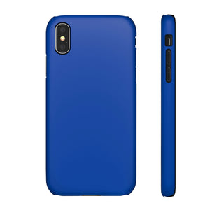 Cobalt Blue iPhone Case (Slim) iPhone X Matte Phone Case