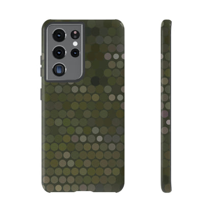 Military Dot Camo Phone case Samsung Galaxy S21 Ultra Glossy Phone Case