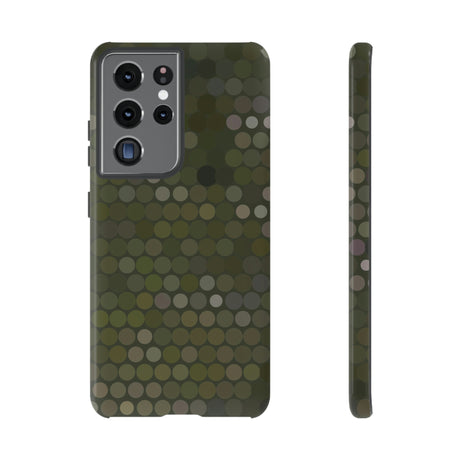 Military Dot Camo Phone case Samsung Galaxy S21 Ultra Glossy Phone Case