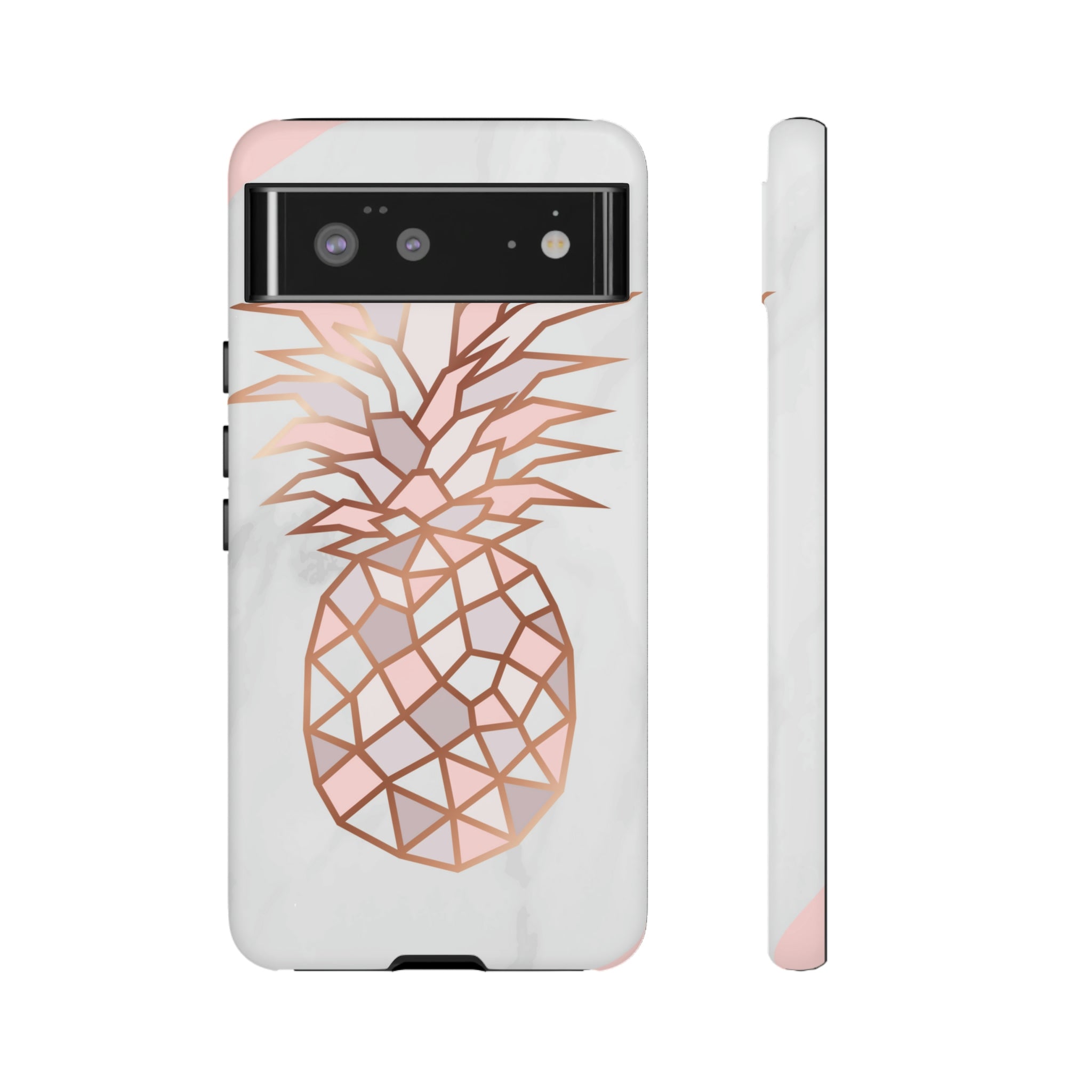 Pineapple Rose Gold Android Case (Protective) Google Pixel 6 Matte Phone Case