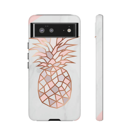 Pineapple Rose Gold Android Case (Protective) Google Pixel 6 Matte Phone Case