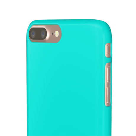 Bright Turquoise iPhone Case (Slim) Phone Case