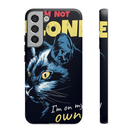 Black Cat Poster Android Case (Protective) Samsung Galaxy S22 Plus Matte Phone Case