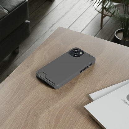 Granite Gray iPhone Case (Card) Phone Case