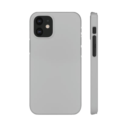 Gray iPhone Case (Slim) iPhone 12 Mini Glossy Phone Case