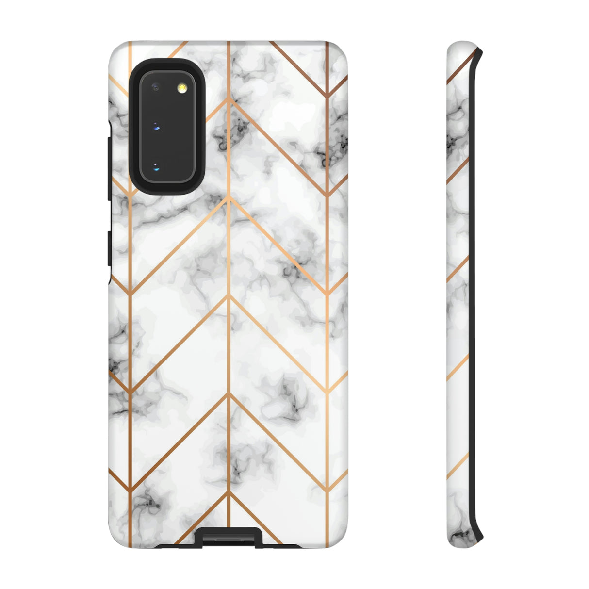 Golden Marble Android Case (Protective) Samsung Galaxy S20 Matte Phone Case