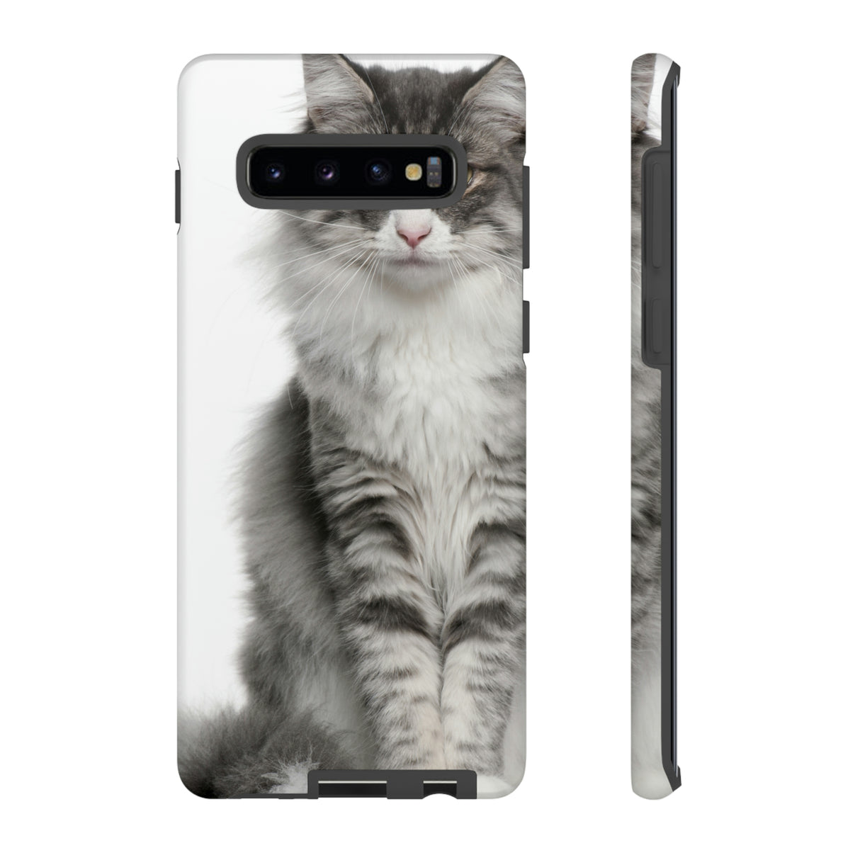 Forest Cat Android Case (Protective) Samsung Galaxy S10 Plus Matte Phone Case