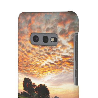 Sunset on the Tropical River Samsung/iPhone (Slim) Samsung Galaxy S10E Glossy Phone Case