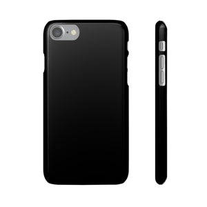 Black iPhone Case (Slim) iPhone 7 Glossy Phone Case