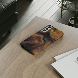 Brown Earth Ink Art Android Case (Protective) Phone Case