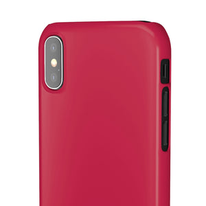 Bright Maroon iPhone Case (Slim) Phone Case