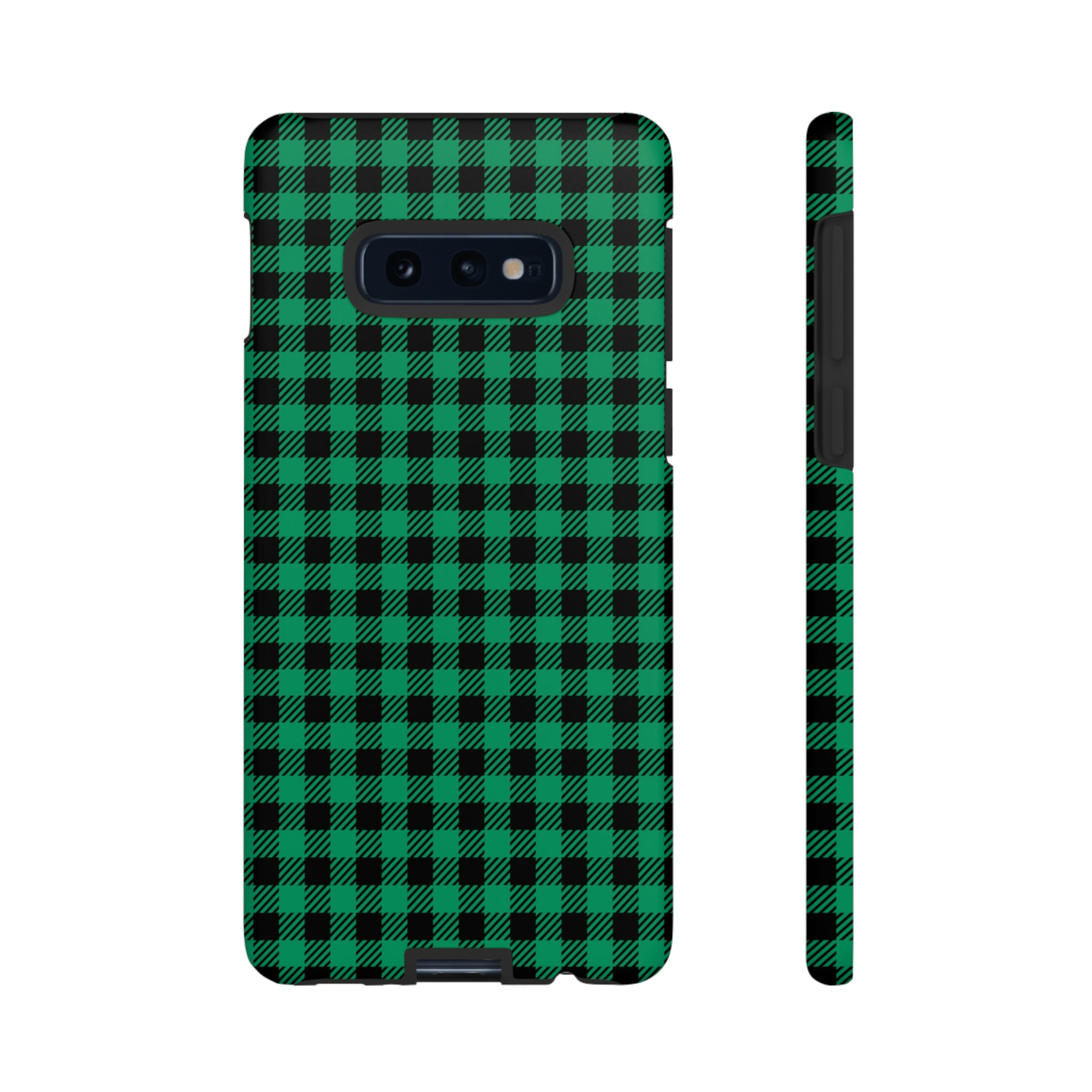 Green Flannel Android Case (Protective) Samsung Galaxy S10E Matte Phone Case