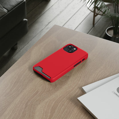 Cadmium Red iPhone Case (Card) Phone Case