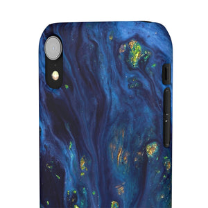 Green Opal Ink Art iPhone Case (Slim) Phone Case